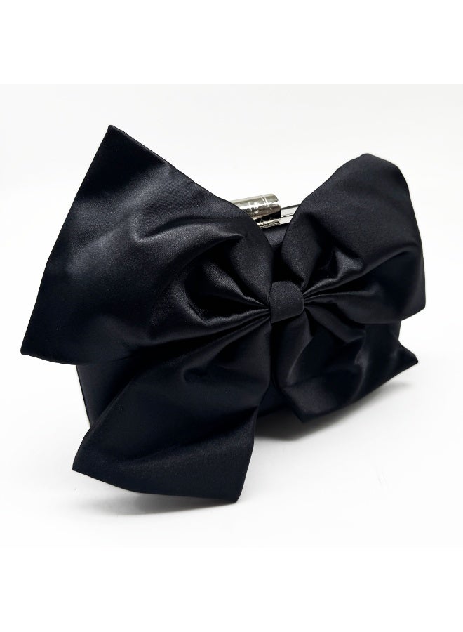 She satin bow Clutch - Image 2